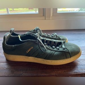 Adidas Campus Suede Green and Gold size 10 1/2 Men’s shoes